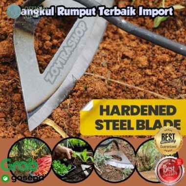 STEEL HARDENED HOLLOW HOE CANGKUL RUMPUT / GULMA TERBAIK USA DO