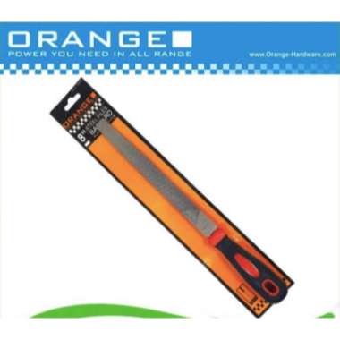 Orange Kikir Besi Flat Plat 8" Inch 200 mm