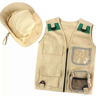 KIDS SAFARI COSTUME EXPLORER ZOO KEEPER KOSTUM ANAK PROFESI PENJELAJAH -