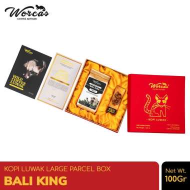 Jual Worcas Kopi Luwak Liar Bali King 100gr - Medium Gift Box Di