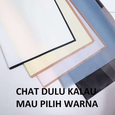 Kertas Kado Buket Bunga 55x55cm - 1 Lembar (Chat Dulu Tanya Warna)