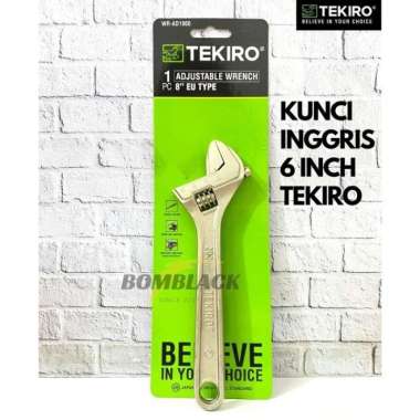 ASLI TEKIRO KUNCI INGGRIS 6 INCH CHROME MURAH