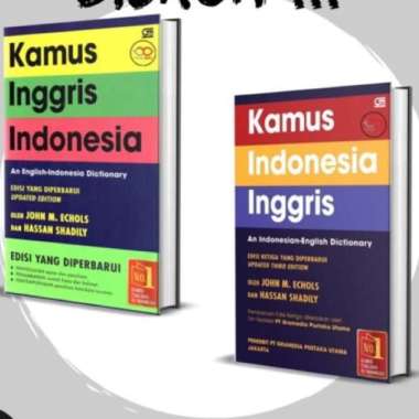 Kamus Inggris Indonesia - Indonesia Inggris -John M Echols Hard Cover