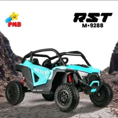 Mainan Anak Mobil Aki Remote Control PMB M 9288 RST Off Road Buggy Dual Shockbreaker Dual Dinamo Aki