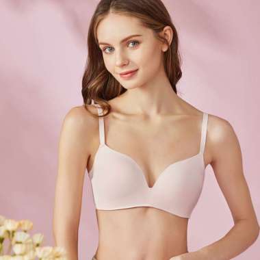Young Hearts Bra Seamless Chic Triangle 3/4 Cup B Y23-20180B New Colors Peach 32B