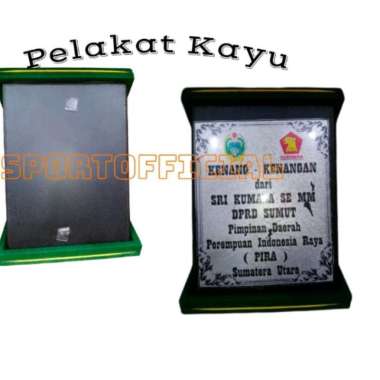 Plakat kayu + Box Baldu / Bludur / plakat kayu custom warna kotak sesuai stok plakat saja