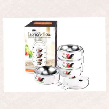 RANTANG SUSUN 4 AYAM JAGO RANTANG STAINLESS KOMBINASI