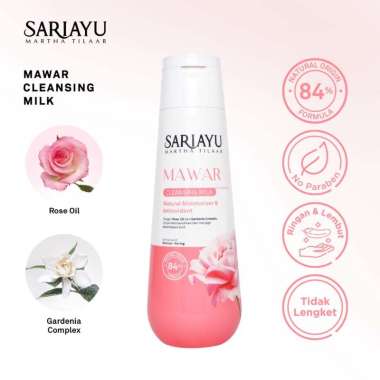 Sariayu Mawar Cleansing Milk 150ml - Pembersih Wajah Sari Ayu