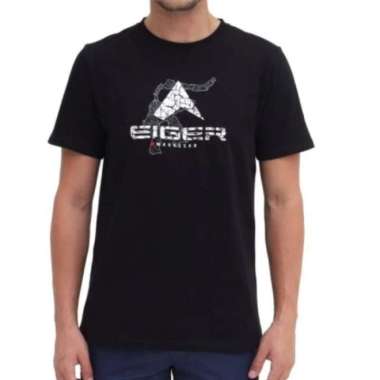 Kaos Eiger New Eiger Makassar 7615 Hitam