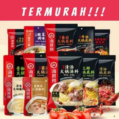 Haidilao Bumbu Shabu Shabu Bumbu Instant Hotpot Aneka Rasa Terlaris MALA TUMIS