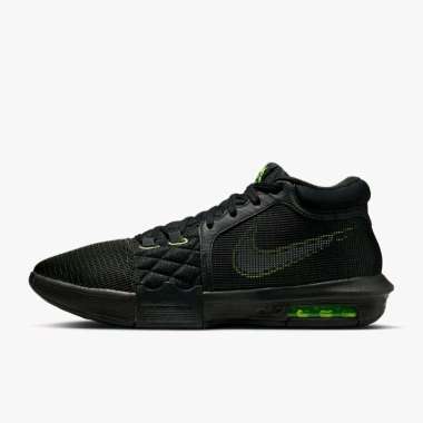 SEPATU BASKET NIKE LEBRON WITNESS 8 ALL BLACK ORIGINAL FB2239 002 12