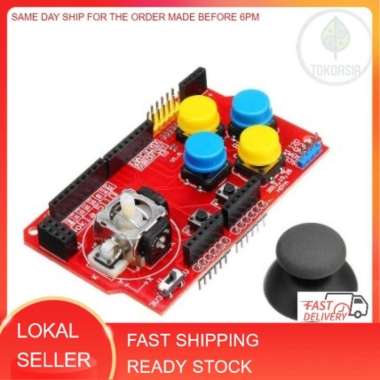 (Ready Stock) Arduino JoyStick Shield Game Expansion Board Analog Keyboard With Mouse Function