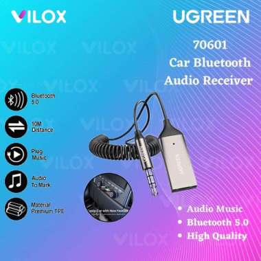 ugreen bluetooth 5.0 receiver aux 3.5mm car audio speaker mobil 2 hp