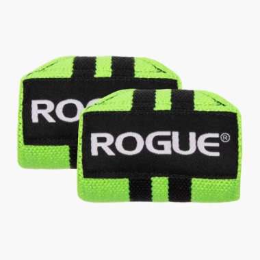 ROGUE Wrist Wraps Green &amp; Black Wrap Support Straps Strap Hijau Hitam Multicolor