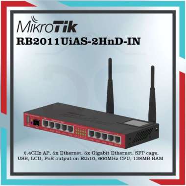 MIKROTIK ROUTHERBOARD RB2011UiAS-2HnD-IN