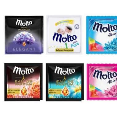 Molto Pewangi Pakaian Sachet Renteng (12x9ml) elegant