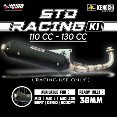 KNALPOT STANDAR RACING KENOCHI TYPE K SERIES K1 K2 K3 ALL MIO KARBU BEAT SCOOPY GENIO MIO J MIO M3 1