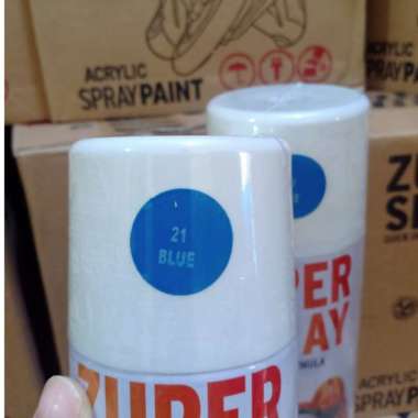 Zuper Spray Paint Pilok Pilox Cat Semprot 400ml 400cc (Warna Hitam Glossy Doff Metallic Silver Clear