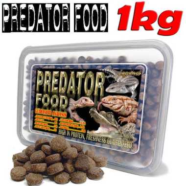 1KG PREDATOR FOOD PELET DIET PAKAN REPTILE MAKANAN TEGU PANANA CROCODILE BUAYA CAIMAN BLACK SALVA DO