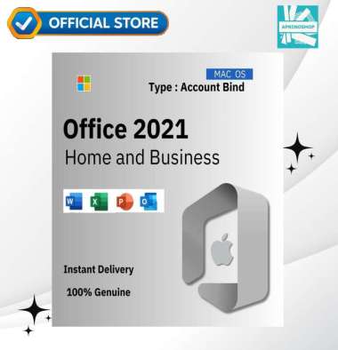 Microsoft Office 2021 Home & Business Mac Bind Original License Key