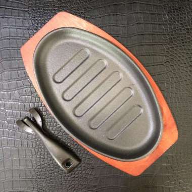 Homeline Hot Plate Steak Oval JL-857 Piring Steak