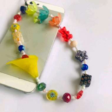 Phone Strap Gantungan Hp Manik Beads Gemoy Lucu