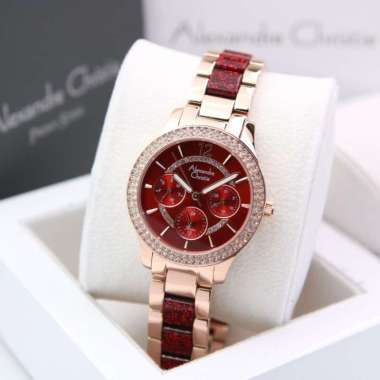 ALEXANDRE CHRISTIE AC2914 / AC 2914 RED ROSEGOLD WANITA. ORIGINAL