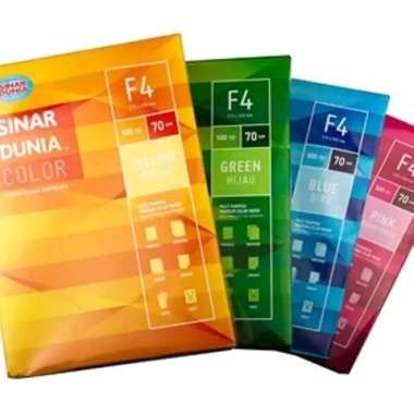 Kertas HVS Warna F4 Folio 70gr SIDU Biru