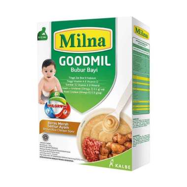 Surabaya - MILNA Goodmil Merah Semur Ayam Bubur Bayi [120 g/ 8-12 Bulan]