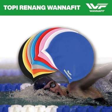 Topi Renang - Silicone Swim Cap - Penutup Kepala Renang - Penutup Kepala Berenang Speedo Abu Wannafi