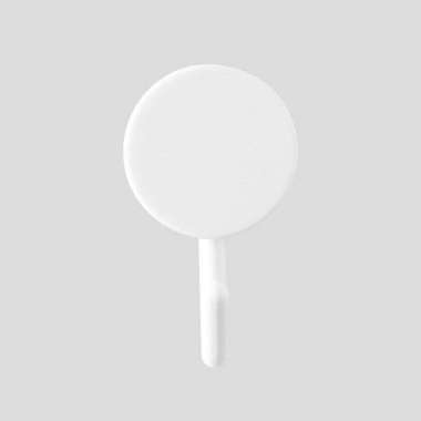 Gantungan Kunci - Wall Hook - Gantungan Pengait Bulat multifungsi Gantungan Putih