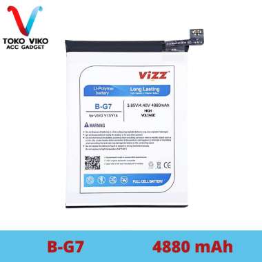 Vizz Vivo B-G7 Y17 / Y15 / Y12 / Y11 / Z1 Pro Baterai Batre Original