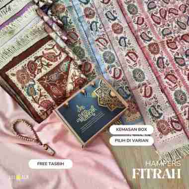 Souvenir Sajadah Fitrah Free Tasbih Parcel Lebaran Idul Fitri Gift Box Tasyakuran Tahlil Umroh Hadia
