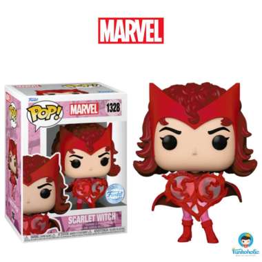 Funko POP! Marvel - Scarlet Witch with Heart Hex Valentine's Day (SE) #1328