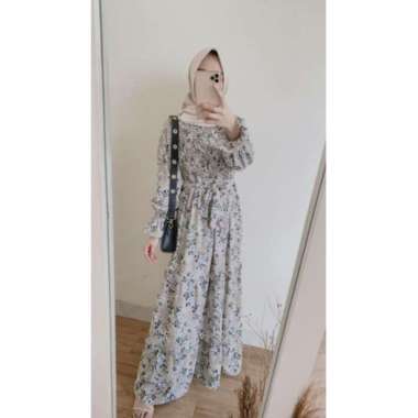 Jehan Smock Maxi Bkk Allsize Mocca