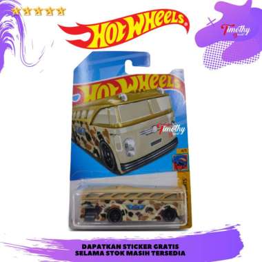 Hot Wheels Surfin School Bus Coklat Xtreme Sports