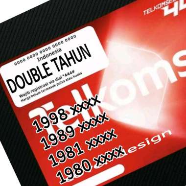 Telkomsel Nomor Cantik simpati Kartu Cantik Telkomsel prabayar DOUBLE TAHUN LAHIR SPESIAL 0821 1900 