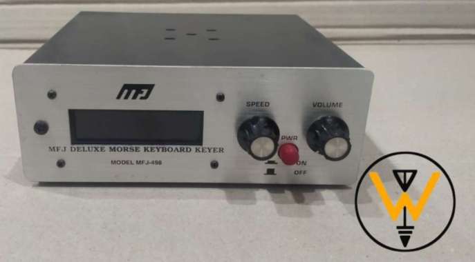 MFJ-498 DELUXE CW KEYBOARD Display Keyboard Keyer MFJ 498 GARANSI ORI