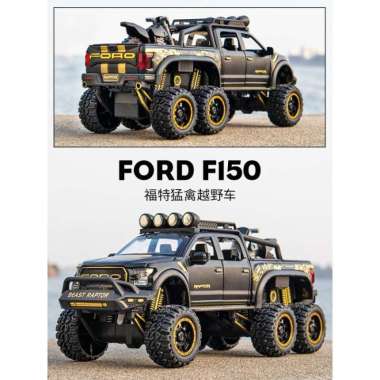 TWH DIECAST FORD F150 RAPTOR TRUCK SKALA 1:24 OFFROAD JEEP OFF ROAD Raptor1:24Black