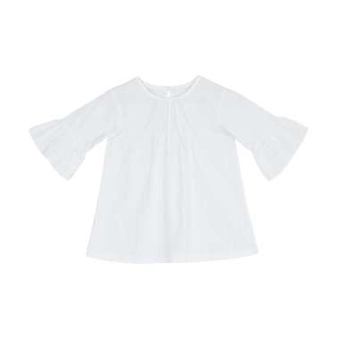 TORIO Smart Casual White Blouse - Atasan Anak Perempuan 11-12 tahun