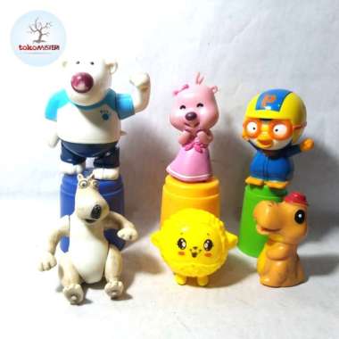 Pororo Penguin Korea Poby Bernard White Polar Bear Dino Dinosaurus Toy
