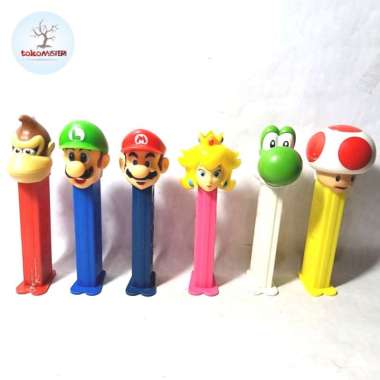 Pez Super Mario Bros Luigi Donkey Kong Gorilla Yoshi Peach Toad Toys