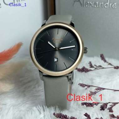Original 100%!! Alexandre Christie Wanita AC 2954 AC2954 Rosegold Grey Kulit Garansi Resmi 1 Tahun