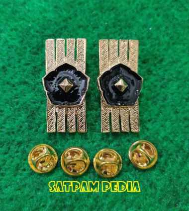 Monogram Kerah PNS Polri Gol 4A - Pin Kerah PNS Polri Gol 4A