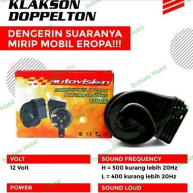 AUTOVISION DOPPELTON DUAL TONE SNAIL HORN 118DB