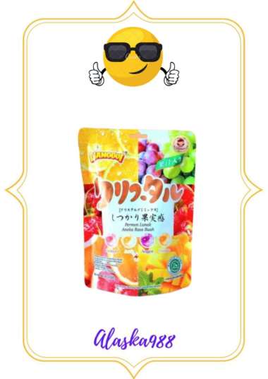 Lianggui Permen Lunak Rasa Buah /Gummy Rasa Buah / Permen Lianggui 108 Gr