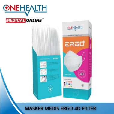 MASKER ONEHEALTH ERGO ERGO+ 4D FILTER SURGICAL MASK MEDICAL ONLINE Lilac