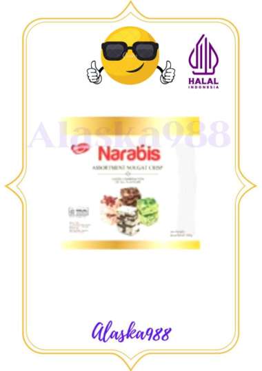 Naraya Narabis Nougat Crisp / Naraya Nougat / Narabis / Biskuit Nougat / Biksuit Sandwich / Naraya C