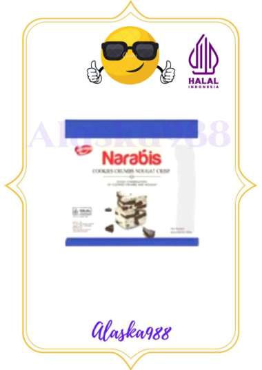 Naraya Narabis Nougat Crisp / Naraya Nougat / Narabis / Biskuit Nougat / Biksuit Sandwich / Naraya C