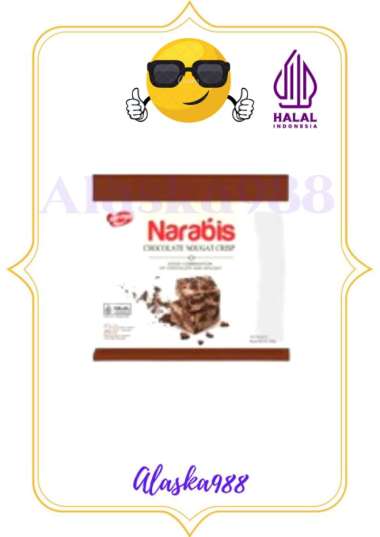 Naraya Narabis Nougat Crisp / Naraya Nougat / Narabis / Biskuit Nougat / Biksuit Sandwich / Naraya C